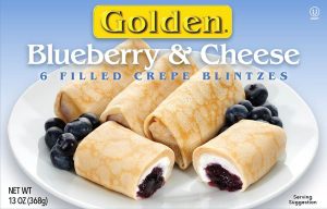 blueberry cheese blintzes