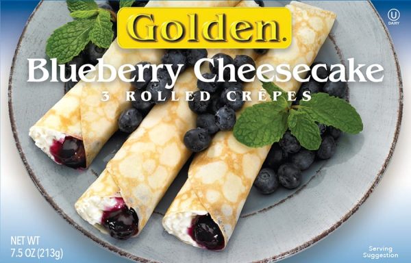 blueberry cheesecake dessert crepes