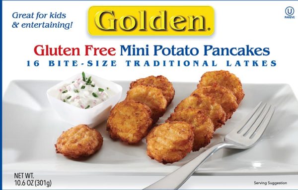 Mini gluten free potato pancakes