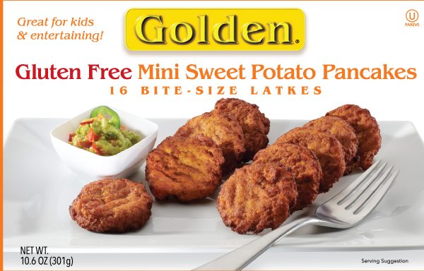 mini gluten free sweet potato pancakes