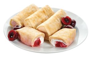 cherry and cheese blintzes