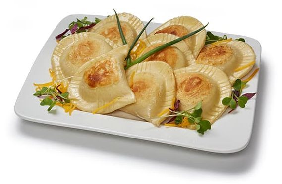 potato cheddar pierogies